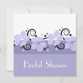 Trendy Vrijgezellenfeest Invite - Lavender Flowers Kaart