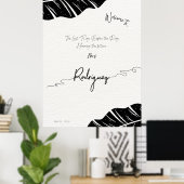 Trendy Vrijgezellenfeest Welkomstbord,  Poster (Thuiskantoor)