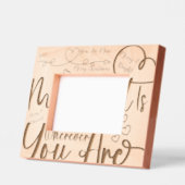 Trendy vrolijk kerstfeest, jij bent van mij gegraveerde lijstjes (Links)