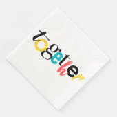 Trendy, vrolijk, stadtypografie van Together Servet (Hoek)