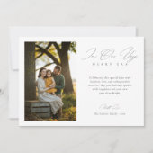 Trendy Vrolijk Tijdperk Moderne Familie Foto Kerst Feestdagenkaart (Voorkant)