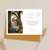 Trendy Vrolijk Tijdperk Moderne Familie Foto Kerst Feestdagenkaart