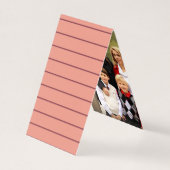 Trendy vrolijke feestdagen Familie groet foto Kaart (Voorkant)