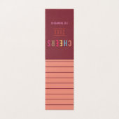 Trendy vrolijke feestdagen Familie groet foto Kaart (Buitenkant ongevouwen)