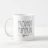Trendy Waarschijnlijk Pumpkin Spice Tall Lettering Koffiemok (Links)