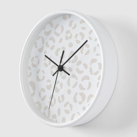 Trendy Wall Clock Leopard (Hoek)
