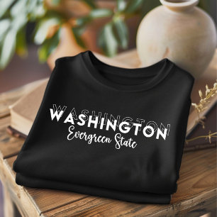 Trendy Washington Evergreen State T-shirt