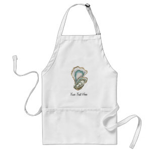 Trendy Watercolor Nautilus Oester Persoonlijk Standaard Schort