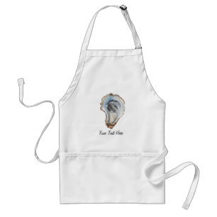 Trendy Watercolor Nautilus Oester Persoonlijk Standaard Schort