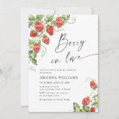 Trendy Watercolor Weide Bruiloftsdouche Kaart (Voorkant)