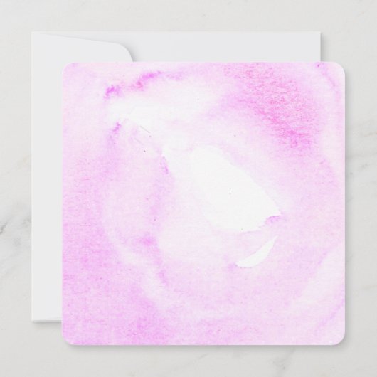 Trendy Waterecolor Diamond | Wees mijn Bridesmaid Kaart (Achterkant)