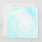 Trendy Waterecolor Diamond | Wees mijn dienstmeisj Kaart (Achterkant)