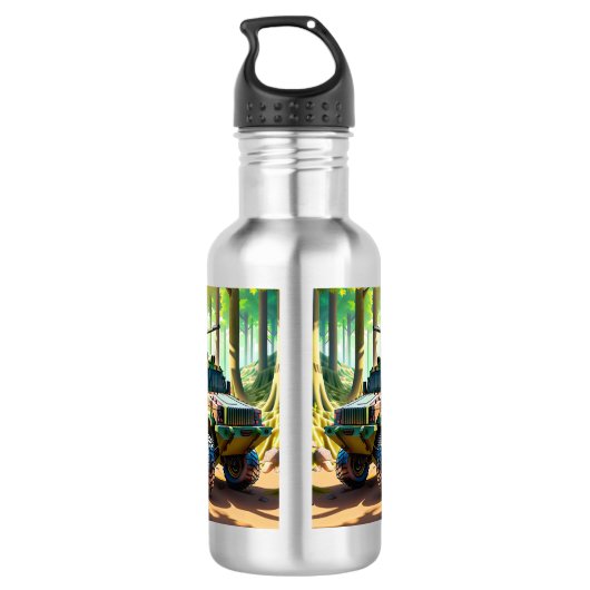 Trendy waterfles waterfles  (Achterkant)