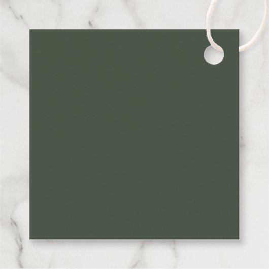 Trendy Waterverf Boho Kerstversieringen Bedankjes Labels (Achterkant)