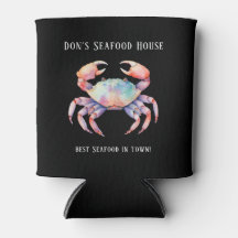 Trendy Waterverf Crab Company/Restaurant Custom