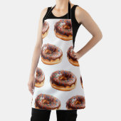 Trendy Waterverf Donut Pattern Schort (Insitu)