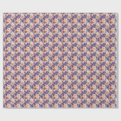 Trendy Waterverf Flowers Cadeaupapier (Vlak)