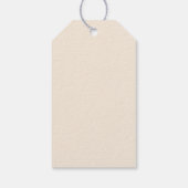 Trendy Waterverf Flowers & Pumpkins Autumn Cadeaulabel (Achterkant)