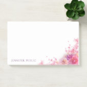 Trendy Waterverf Flowers Rozen Elegant Modern Post-it® Notes (Kantoor)