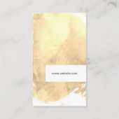 Trendy Waterverf geborsteld Visitekaartje (Achterkant)