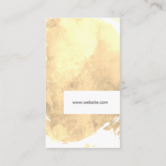 Trendy Waterverf geborsteld Visitekaartje (Achterkant)