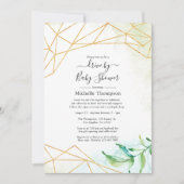 Trendy Waterverf Geometric Drive by Shower Kaart (Voorkant)