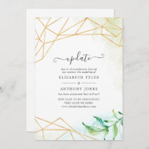 Trendy Waterverf Geometric Wedding Update