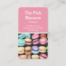 Trendy Waterverf Macaron French Patisserie Bakery
