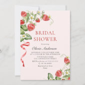 Trendy Waterverf Meadow Strawberry Vrijgezellenfee Kaart (Voorkant)