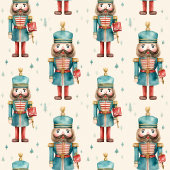 Trendy waterverf notenkraker classic Christmas Fleece Deken