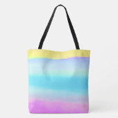 Trendy Waterverf Pattern Namaste op het strand Tote Bag (Achterkant)