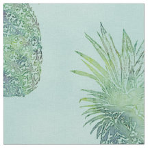 Trendy Waterverf Pineappelpatroon