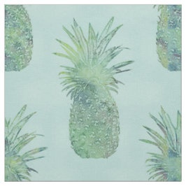 Trendy Waterverf Pineappelpatroon Stof