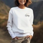 Trendy Waterverf Ram Zodiac Sweatshirt