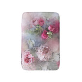 Trendy Waterverf Rozen Flowers Floral Elegant Badmat (Voorkant Verticaal)