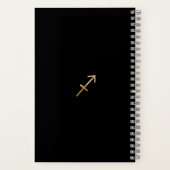 Trendy Waterverf Sagittarius Zodiac Journal Notitieboek (Achterkant)