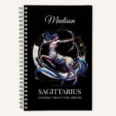Trendy Waterverf Sagittarius Zodiac Journal Notitieboek (Voorkant)