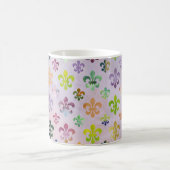 Trendy Waterverf schilderend fleur de lis pattern Koffiemok (Center)