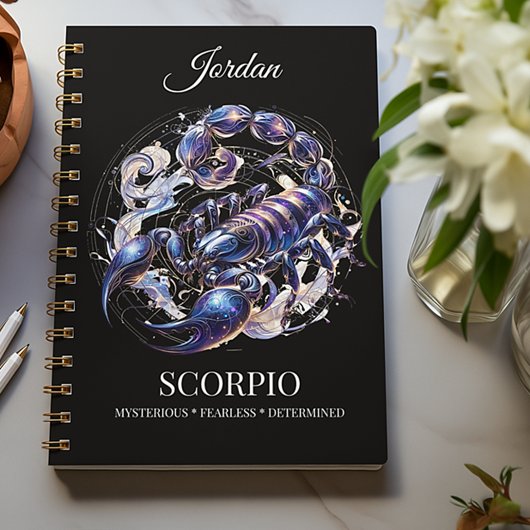 Trendy Waterverf Schorpioen Zodiac Journal Notitieboek