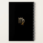 Trendy Waterverf Virgo Zodiac Journal Notitieboek (Achterkant)