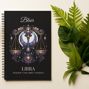 Trendy Waterverf Weegschaal Zodiac Journal Notitieboek
