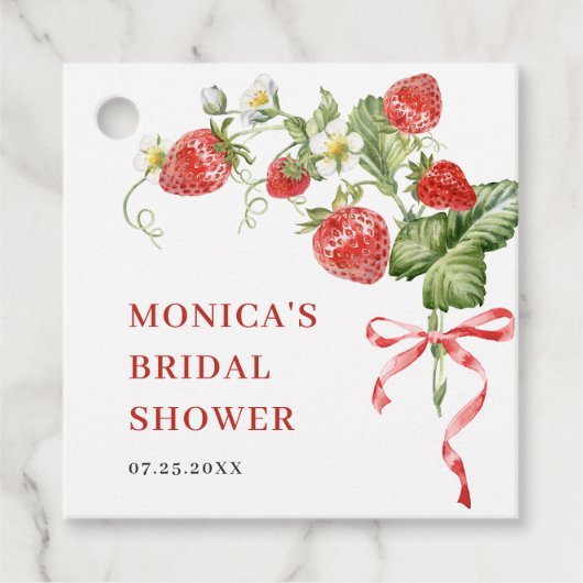 Trendy waterverf weide bruiloftsbrunch bedankjes labels (Voorkant)