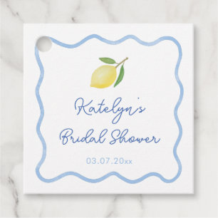 Trendy Wavy Border Main Squeeze Vrijgezellenfeest Bedankjes Labels