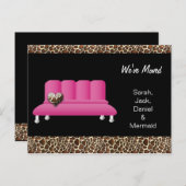 trendy we hebben briefkaart verplaatst (Voorkant / Achterkant)