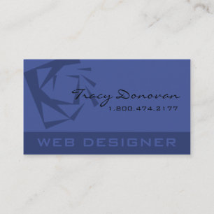 Trendy Web Designer "Quartz" sjabloon Perikel Visitekaartje