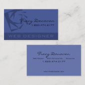 Trendy Web Designer "Quartz" sjabloon | Perikel Visitekaartje (Voorkant / Achterkant)