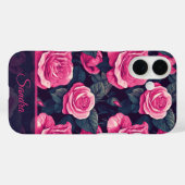 Trendy Wedding Favors Rose Name Case-Mate iPhone Case (Achterkant (horizontaal))