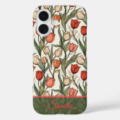 Trendy Wedding Favors Tulip Floral Custom Case-Mate iPhone Case (Achterkant)