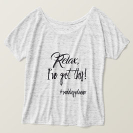 Trendy Wedding Planner Textografie T-shirt