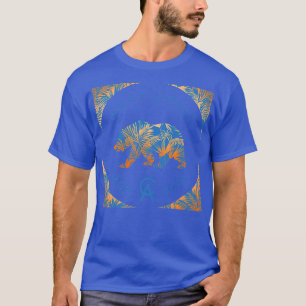 Trendy West Coast California Beer Floral Pattern P T-shirt